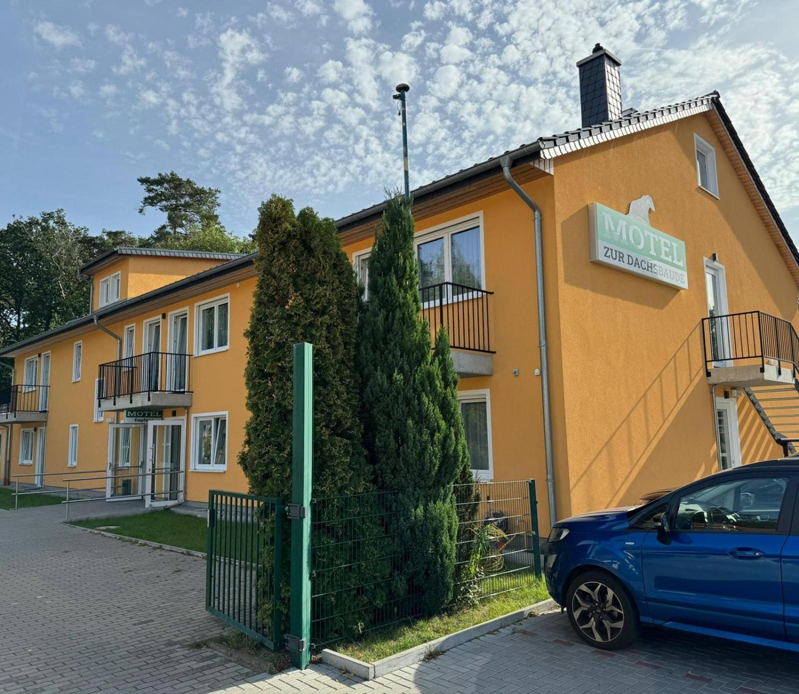 Motel Zur Dachsbaude Wandlitz Exterior photo